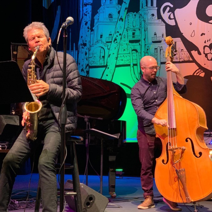 Bob DeBoo with David Sanborn