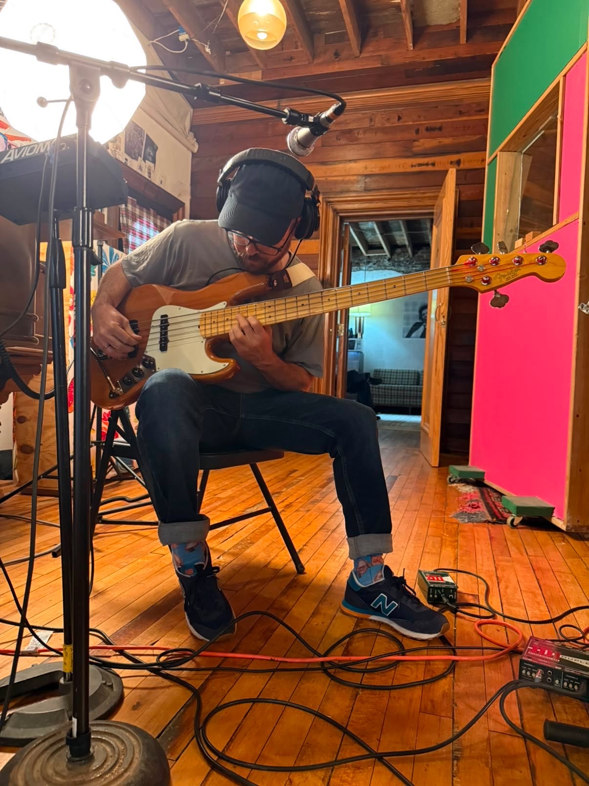 Bob DeBoo recording at Native Sound Studios